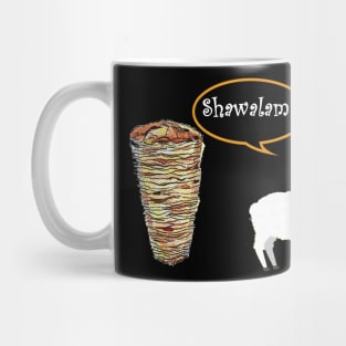 funny hungry llama Mug